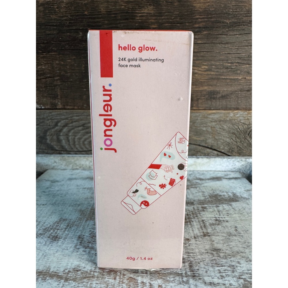 Jongleur Hello Glow 24K Gold Illuminating Face Mask | 1.4oz Sealed‎ | MSRP $30